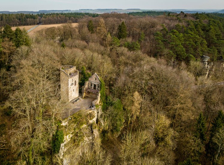 Prümerburg Castle, Prümzurlay, Germany, Germany